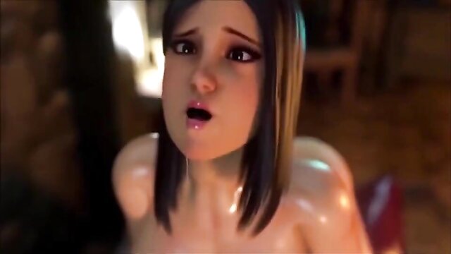 In this animated video, a teen\'s ass gets a wild ride with a huge cock. 3D graphics at 60 fps ensure an Xxx Tube experience.