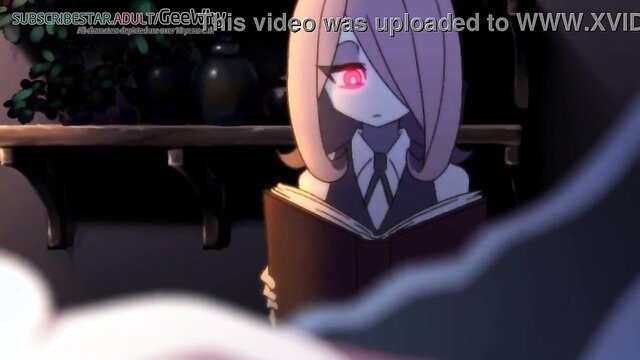 Little Witch Academia - Akko gets fucked by whore and Sucy sees her