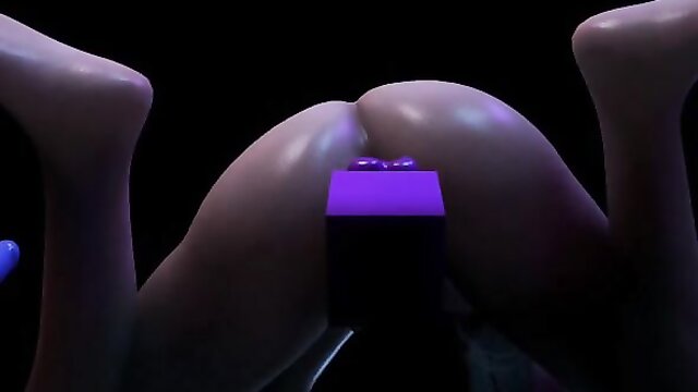 A girl Testing Dildos : 3D Porn A sexy blonde girl is testing dildos going from smallest to the biggest.