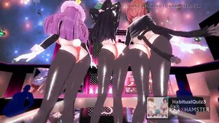 H0meGirlz presents MMD   R18 Gyaku Bunny Orin Oku Pache de Ghost Dance 3D hentai xxx tube video.