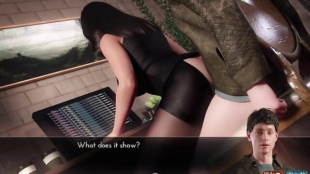 The Genesis Order - Sex Scene #44 - Playing with Sexy Melissa in the Office - 3d Game, 60 FPS - NLT media