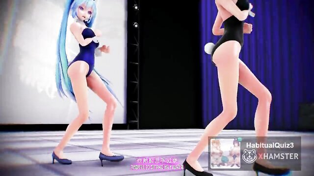 mmd r18 Gumi and Miku Persecution delusion mobile girl 3d hentai sex