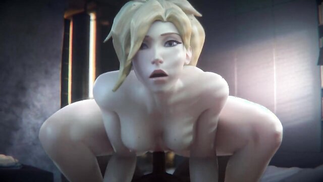 Overwatch - Mercy Cowgirl Quickie Overwatch animation made by FPSBlyck. Mercy getting pounded for a quickie like a cute girl cowgirl. All credits go to FPSBlyck & Overwatch/Blizzard Entertainment!