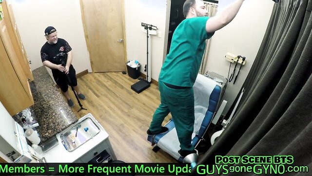 NSFW Nude BTS From Angel Ramiraz\'s Yearly Physical, Swab this Dick, Watch Entire Film At GuysGoneGynoCom Watch as Doctor Giggles examines this humiliated and embarrassed boy from head to toe for his yearly physical! It even includes his 1st prostate exam as he lays there vulnerable in the stirrups!