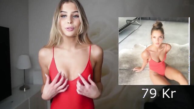 Hot Thicc Booty Swedish YouTuber Amanda Strand Tests Bikinis