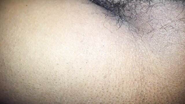 wife\'s hairy ass&pussy close-up