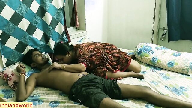 Hot threesome sex with milf bhabhi and her village stepsister!! my sexy milf bhabhi always call me for fucking while her husband go to outside the city! but this time her step sister also was at home and suddenly join with us!! how i will fuck both?? watch till the end