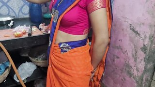 Sexy Bhabhi wearing a saree in the kitchen, hard fucking with her husband. Free Desi 18  amateur bhabhi kitchen sex video from Your Kavita Bhabhi.