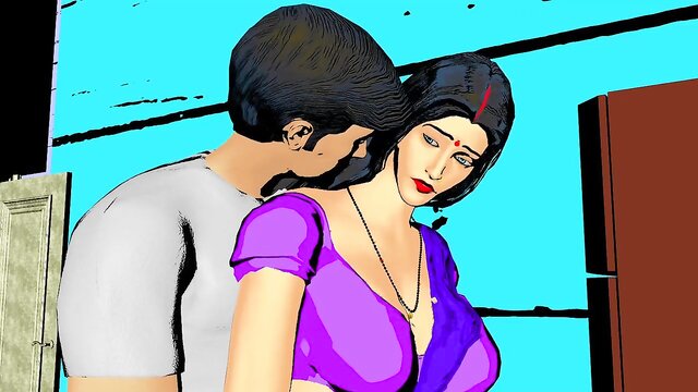 Dewar ne Sexy Bhabhi ko ragad ke choda Sensual moment between brother in law and sister in law