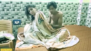 Indian beautiful sales girl XXX Hot sex with big cock in a rest room. 18  year old amateur performing doggy style and unbeatable interview. Porno gratis video from desi MMS studio.