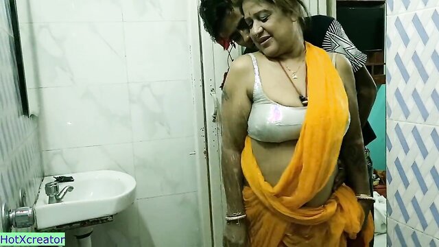 Hot bhabhi XXX family sex with teen devar! Indian hot sex Bhabhi was washing cloths at washroom and i go there for helping her. I love her so much because milf pussy is good to fuck! It gives me another level sensation! I start kissing her at bathroom...