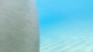 Luna sucks her mouthpiece underwater before getting fucked. See hot beach sex with Luna and her sexy body in this Sheer XXX video.