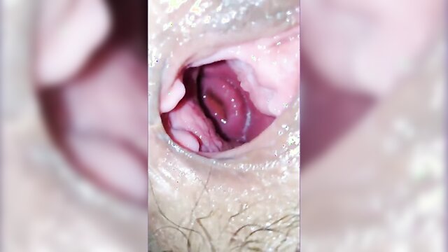 wow, close up of the pussy Have you ever seen the cunt hole deep inside, let\'s explore it in this video