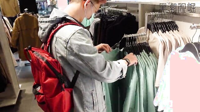 Asian twink enjoys a day with a part-time boyfriend, shopping, eating, and getting intimate.
