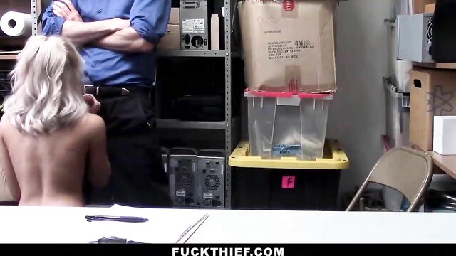 Shoplifter Teen Fucked by Older Pervert Officer as Punishment or She\'s Going Jail - Allie Nicole, Wrex Oliver - FuckThief