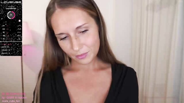 In this tantalizing image, the stunning YoursAnastasia seductively sheds her dress, revealing her breathtaking big natural tits. Her hands explore her luscious pussy through her panties, while the camera captures every intimate detail in this homemade clip from Xxx Tube.