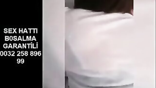 Turkish amateur couple gets down and dirty in their kitchen, teasing and pleasing each other on camera.